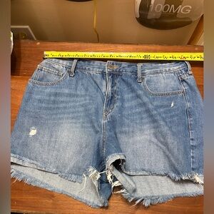 Old Navy Distressed Blue Jean Shorts